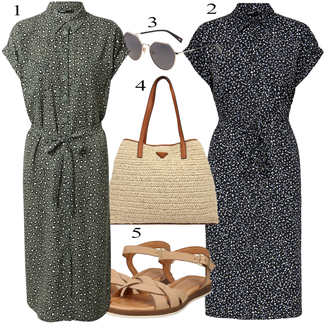 Summer outfits for chubby "poletna obleka"