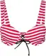 GUESS Bikinitop ''''REMOVABLE PAD BRA'''' rot / weiß