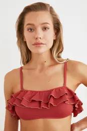 Bikini zgornji del Frill detailed