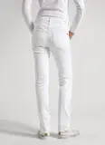 Cremefarbene Low Rise Jeans image