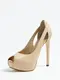GUESS Peeptoe Helga beige