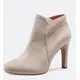 Beige High Heel Stiefeletten
