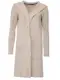 Zwillingsherz Strickjacke Cardigan für Damen Frauen - Hochwertiger Mantel Überwurf warm weich und kuschelig mit Kapuze - Perfekt für Frühjahr Herbst Winter - Cape Umhang mit weichem Strick