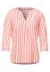 CECIL Damen Bluse mit Streifen Muster in Orange,Weiß