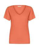 Orange Élégant Chemisiers Grandes Tailles pour Femme image