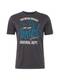TOM TAILOR T-Shirt blau / anthrazit / weiß