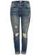 ONLY Boyfriendjeans Destroy-Lima Deluxe blue denim