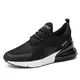 Azooken Herren Damen Sneaker Laufschuhe Sportschuhe Air leicht Walkingschuhe Running Turnschuhe Shoes(270-1BKWH43)