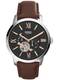 FOSSIL Uhr ''''Townsman'''' silber / braun
