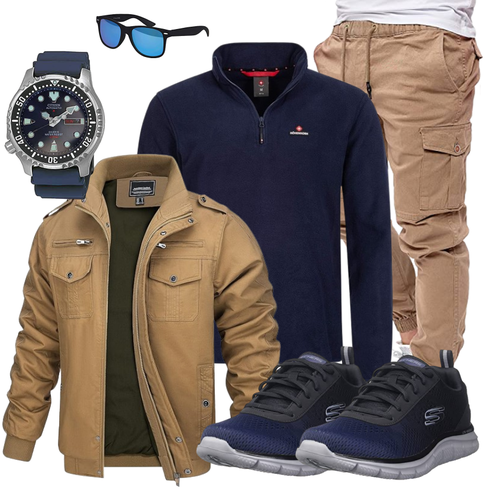 Grün SommerJacke MAGCOMSEN kombinieren