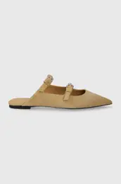 Natikai iz semia TH POINTE SUEDE MULE enski, be barva, FW0FW07697