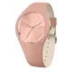 ICE-WATCH - ICE duo chic Blush - Braune Damenuhr mit Silikonarmband - 016980 (Small)