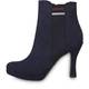 Tamaris Damen Stiefeletten Blau, Schuhgröße:EUR 38