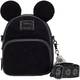 Mickey Mouse Loungefly - Disney 100 - Corduroy Convertible Mini-Rucksack schwarz