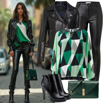 Ronde tenues avec Noir Leggings Grande Taille/Pantalon Grande Taille/Leggings Legging Aspect Cuir/Pantalon en Simili Cuir/Legging en cuir/Leggings Scrunch/Legging en Velours Côtelé/Legging Doublé/Pantalon en Cuir Studio Untold "Tenue printanière à la mode"