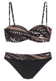 Bikiny hnědá / černá