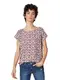 TOM TAILOR Denim Damen 1008260 Bluse, Elfenbein (Flower Print Off WHI 15551), M
