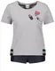 TAIFUN Sweatshirt grau / blue denim / schwarz / rot