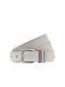 TOM TAILOR DENIM Ledergürtel 2.5cm creme