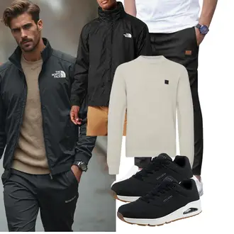 Classic Outfit mit !Solid "Freizeit Outfit"Look: Classic, Coole, Büro, Business, Feine
