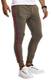 Leif Nelson Herren Jogginghose Freizeithose Slim Fit Männer Basic Hose für Freizeit mit Streifen Trainingshose Jungen Sporthose Sweatpants Streifen Trainingshose LN8000 Khaki Medium