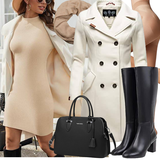 Weiße elegante Winteroutfits image