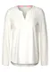 CECIL Damen Bluse mit Lochstickerei in Weiß