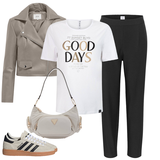 Lang Leren Jassen Motor Outfits voor Dames image