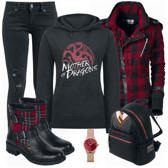 Outfit mit Blau Game of Thrones "BLACK PREMIUM BY EMP Jeans"