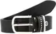 b.belt Leren Riem Cleo Belt W100 Schwarz Zwart