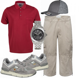 Outfit mit Grau Sneaker/Leder Sneaker Camel Active "Street Style Outfit"