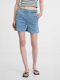 Light Blue Women's Denim Shorts - Women's