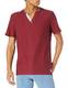 TOM TAILOR Herren 1026162 Striped T-Shirt, 27192-Power Red Fine Stripe, M