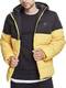 Urban Classics Herren Winterjacke mit Kapuze, chromeyellow/blk, S