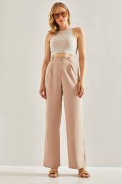 Women's High Waist Wide Leg Trousers 3957