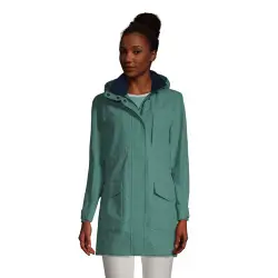 Leichte Regenjacke SQUALL, Damen, Gre: L Normal, Blau, Nylon, by Lands'''' End