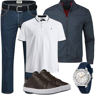 Mit Bauch Outfit mit Jack & Jones "Herbst Outfits"