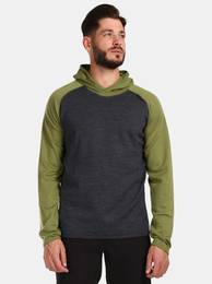 Men's merino wool sweater MOSEO-M Green