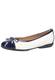 GEOX Ballerina  donkerblauw / wit