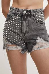 Jeans kratke hlae enski, siva barva