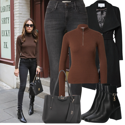Comment poter Kaki/Gris/Gris foncé/Marron/Gris clair/Marron foncé Jeans Capri/Jean Motard/Jean Coupe Slim/Jean Push-up/Bottine Cheville/Jean Taille Haute/Chaussures en Cuir/Jeans Femme Longueur 7/8/Veste d'Hiver/Jeans Thermiques/Jean Court/Jeans avec Fente levi's ® avec Noir Long Manteau d'Hiver/Manteau en Cachemire/Manteau Long/Long manteau/Women's Trenchcoats/Trench Manteau/Manteau en Laine/Redingote/Manteau de Laine/Manteau Mi-long About You
