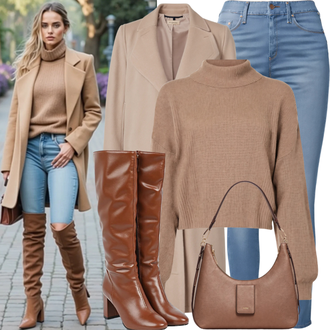 tenues avec Kaki/Beige/Orange Tricot Grande Taille/Gilet Doublé/Cardigan Col Rond/Cardigan Col Montant/Cardigan Vintage/Cardigan d'Hiver/Cardigan en Laine/Pull Basique/Pull en Maille Torsadée/Pull en Grosse Maille/Pull en Cachemire/Pull en Tricot/Pull norvégien/Pull Simple/Pull Vintage/Pull d'Hiver/Pull en Laine SELECTED FEMME "Tenues de printemps"