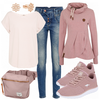 Outfit mit Beige Sneaker Kangaroos "THEA"