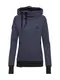 Naketano Hoodie indigo / schwarz