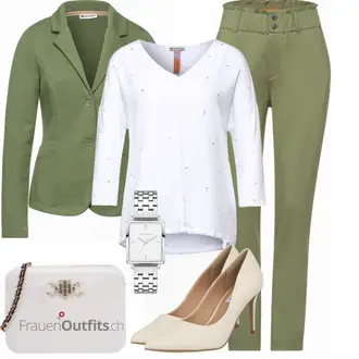 Outfit mit Rosa/Beige/Blau Schuh High Heel Steve Madden "Toller Look Für Den Frühling"