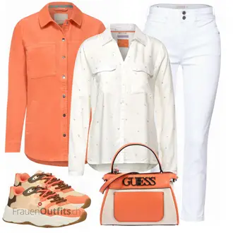 Outfit mit Grau Sneaker SCOTCH & SODA "Perfekt für den Frühling"