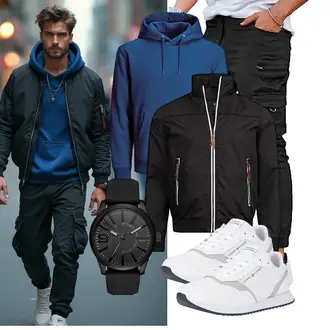 Schick Outfit mit Tommy Hilfiger "Freizeit Outfit"Look: Elegant, Sportlich, Schick, Premium, Stil
