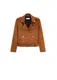 MANGO Jacke ''''Seul-I'''' cognac