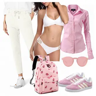 Outfit mit Grau Sneaker Jack & Jones "Freizeit Outfit"