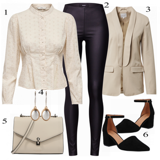 Outfit s Cheren Women's Trousers Object "Пролетен тоалет за жени"
